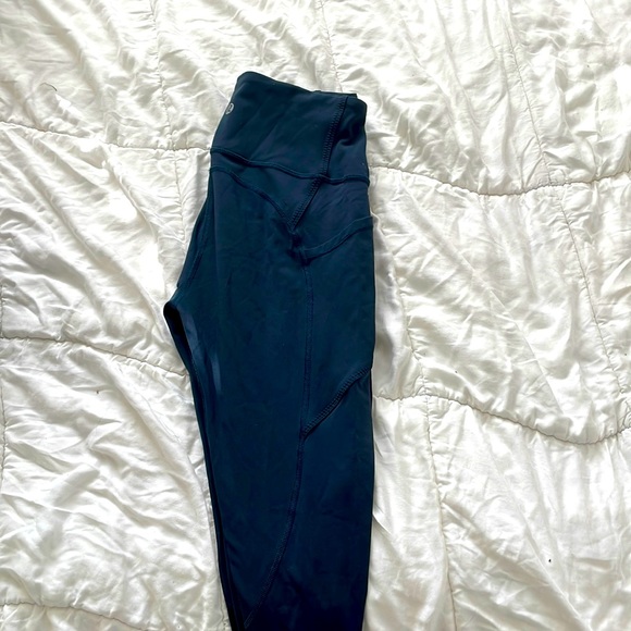 navy blue lululemon tights - Picture 1 of 1